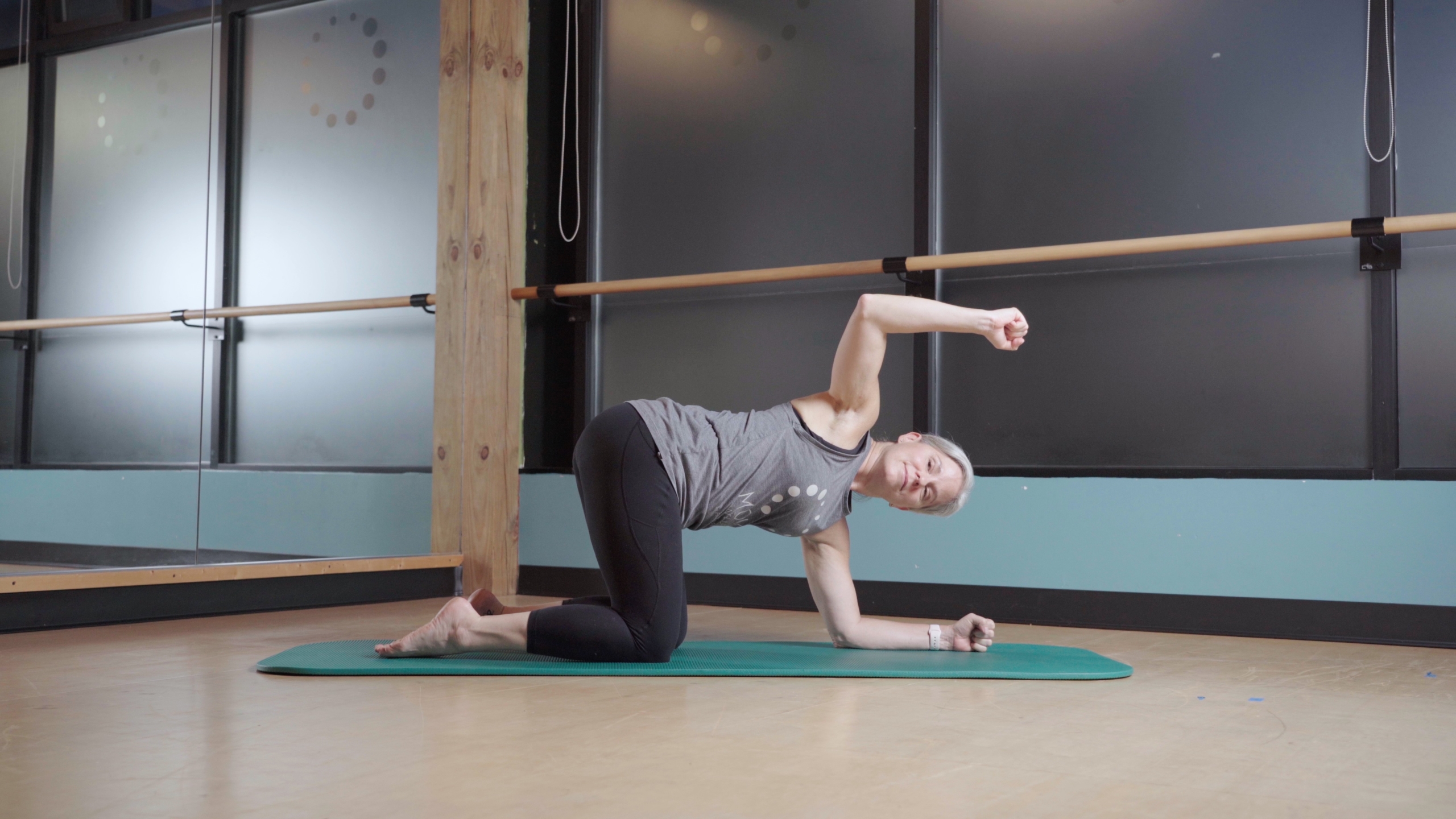 Elaine Economou doing Movement Essentials: Gentle Pilates for Everyday Life