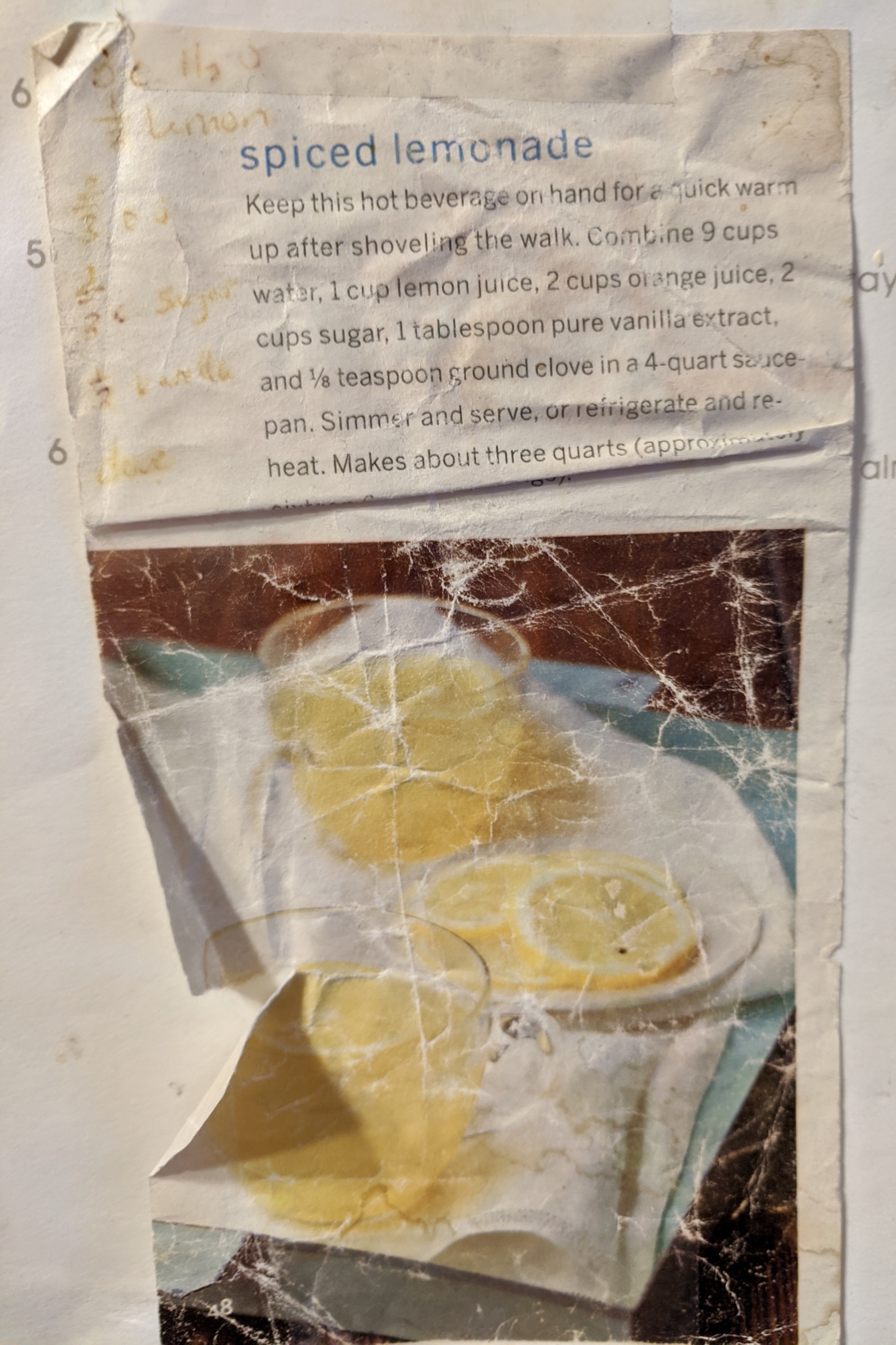 Spiced Lemonade Recipe
