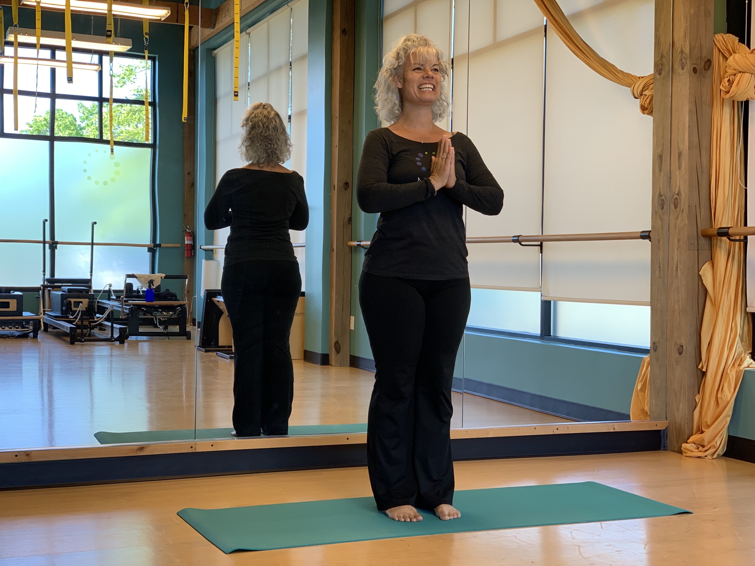MOVE instructor Shannon Walter teaching yoga for healthy aging